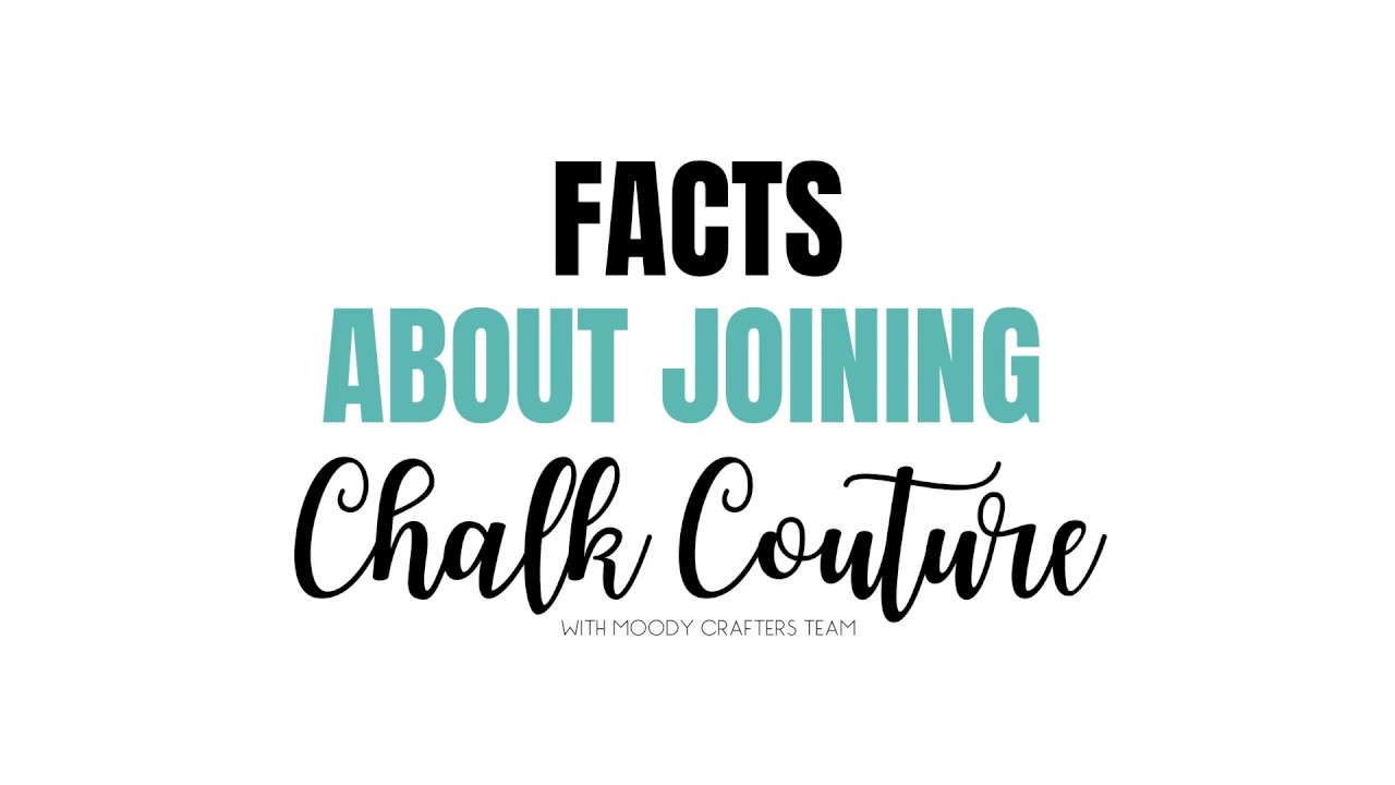 facts about joining chalk couture
