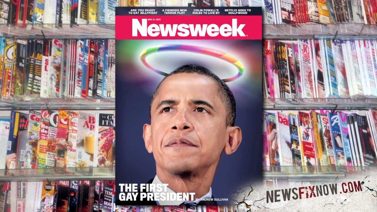 Newsweek calls Obama 'the first gay president'