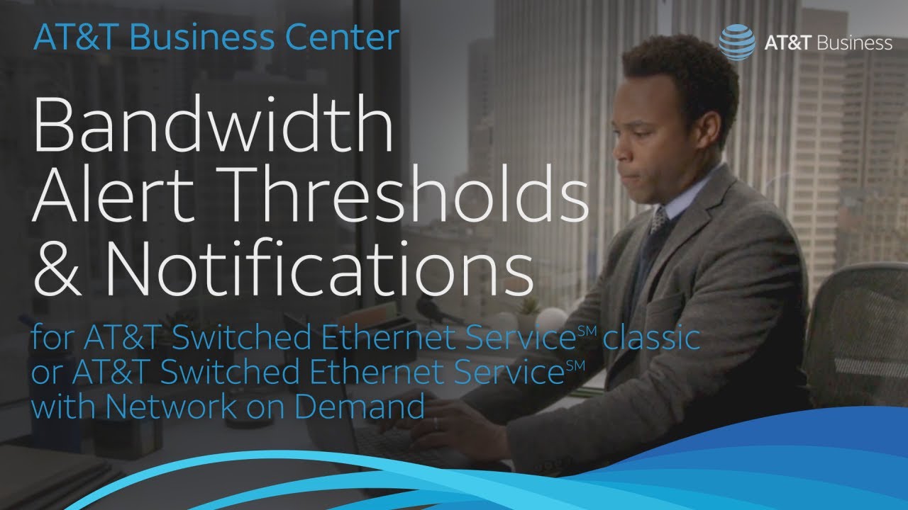 Bandwidth Alert Thresholds & Notifications for AT&T Switched Ethernet Service Circuits