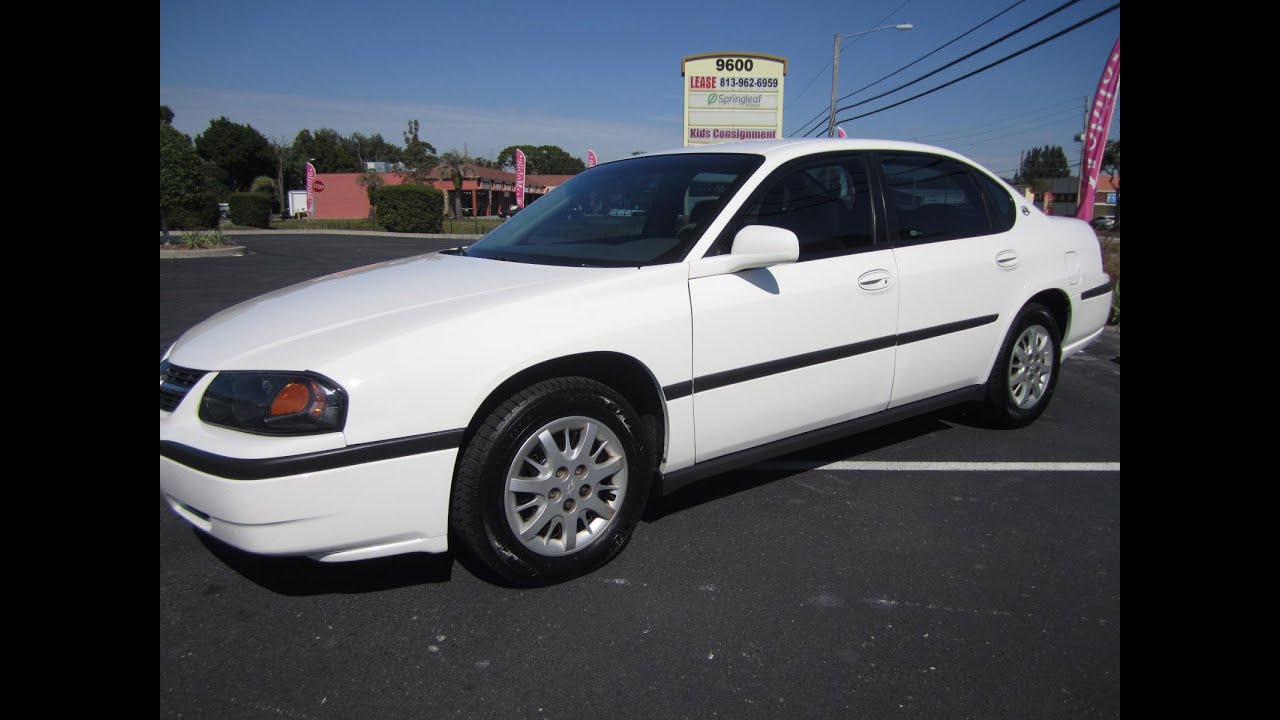 SOLD 2003 Chevrolet Impala One Owner Meticulous Motors Inc Florida For Sale