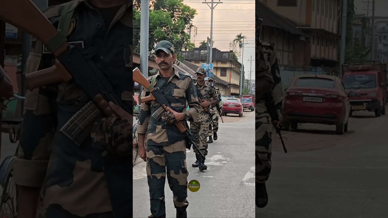 BSF Border Security Force On Duty Time #bsf #ssc #bsfindia #defence #motivation #status #onduty #...