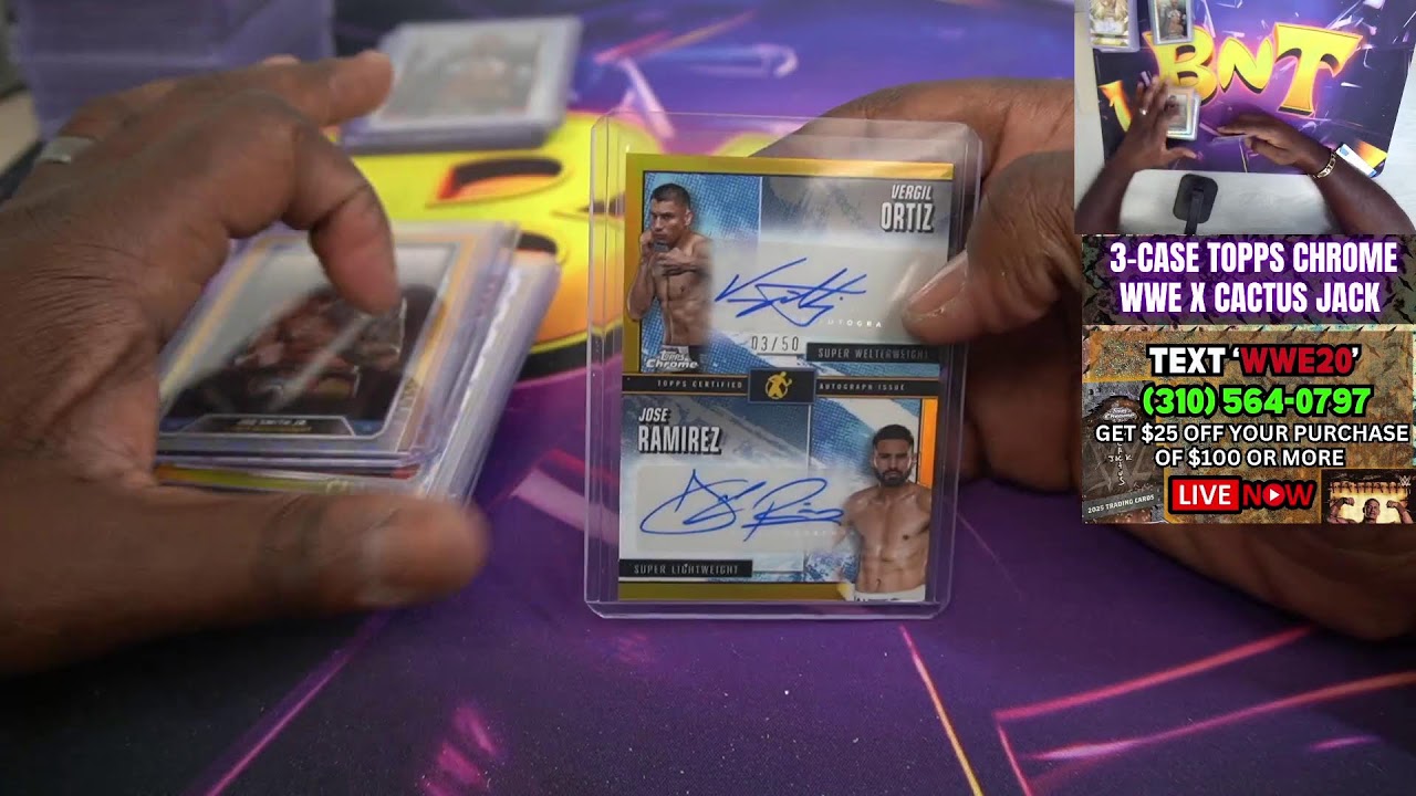 Break #2482: 2024 Topps Chrome Boxing Hobby CASE (12 Box) Fighter Break