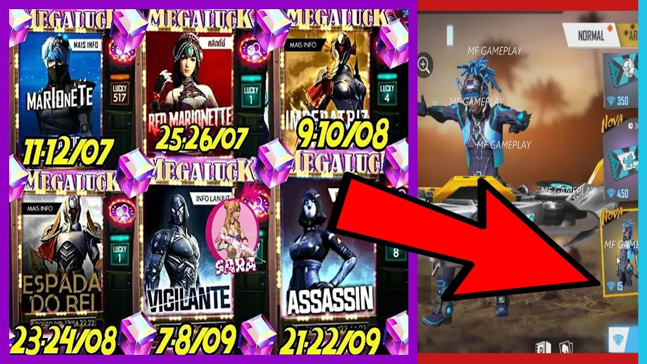 Proximo cubo m&aacute;gico y Luck royale Diamante DJ filtrado Free fire- KIPSCR7