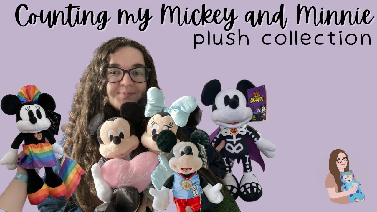 how many mickeys and minnies do I own? | counting my disney plush collection
