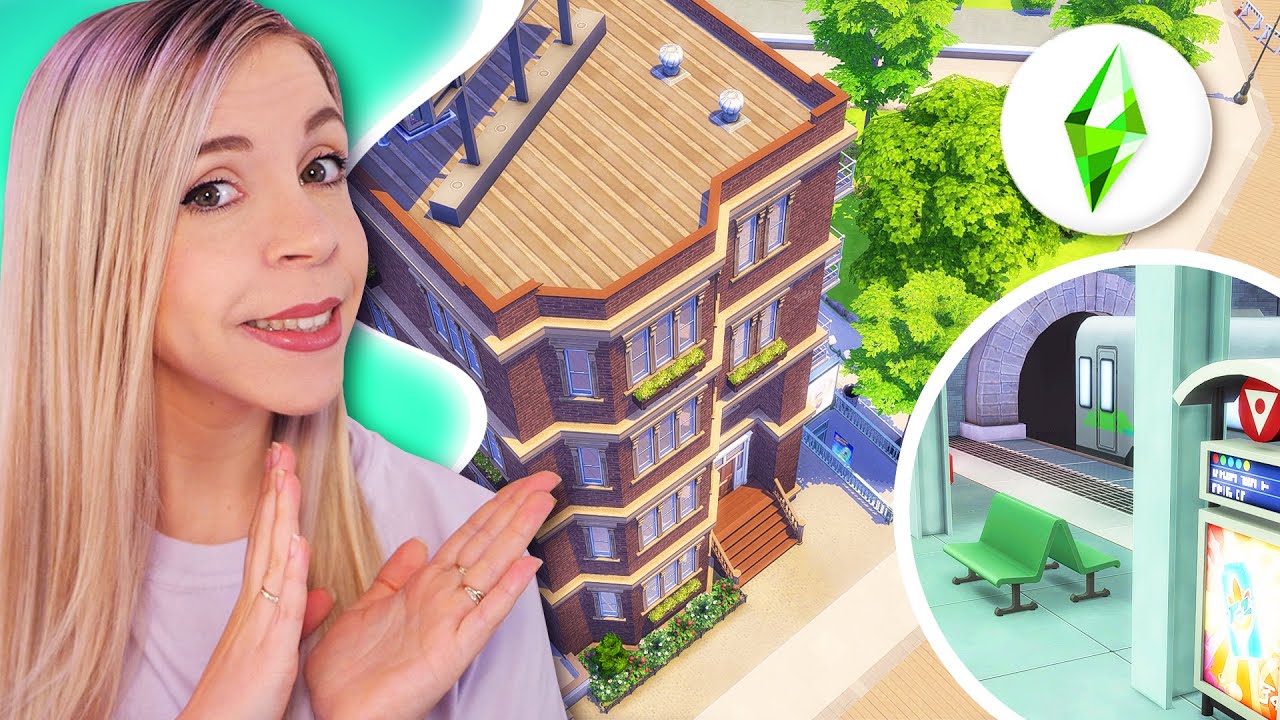 J'ai créé des apparts au dessus d'un métro ! 🚇 - SIMS 4