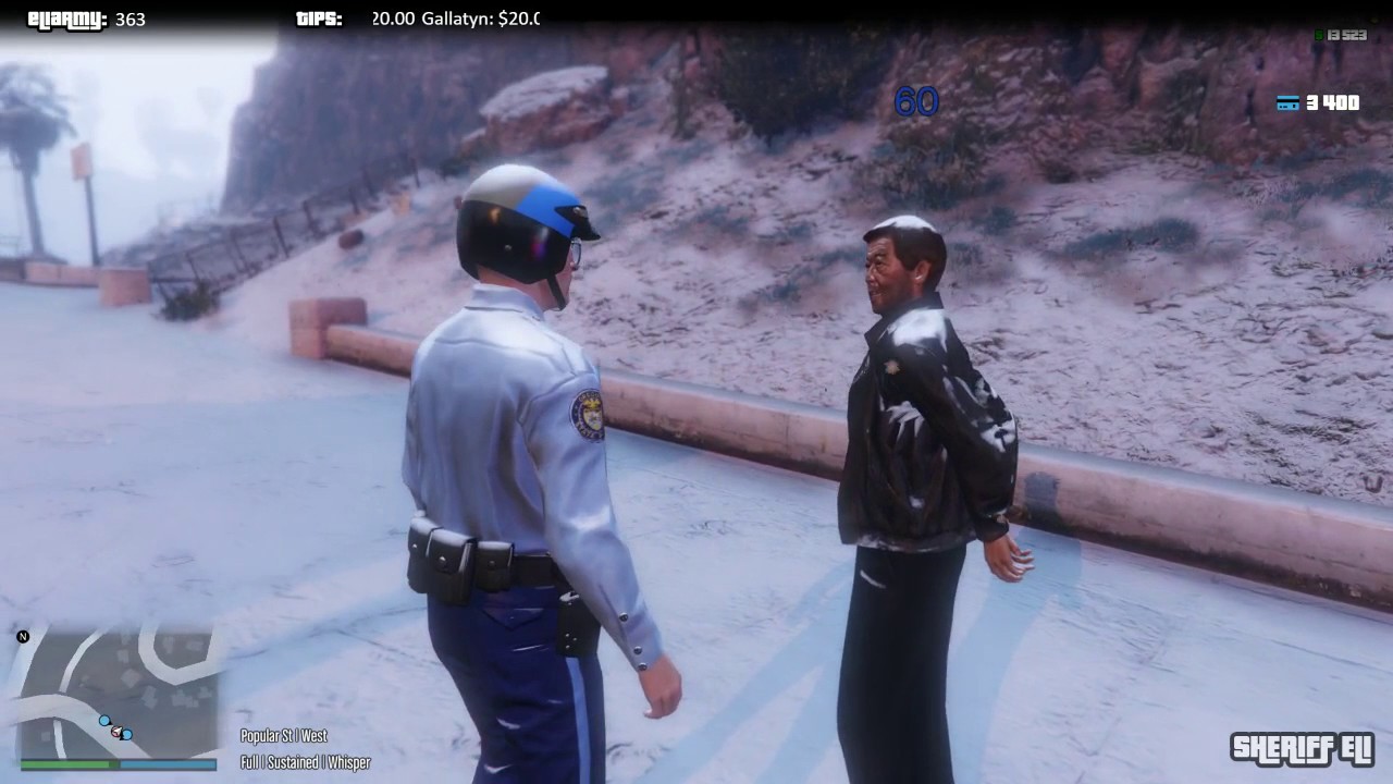 GTAV SheriffEli and William Ding First Interaction 06 18 2017