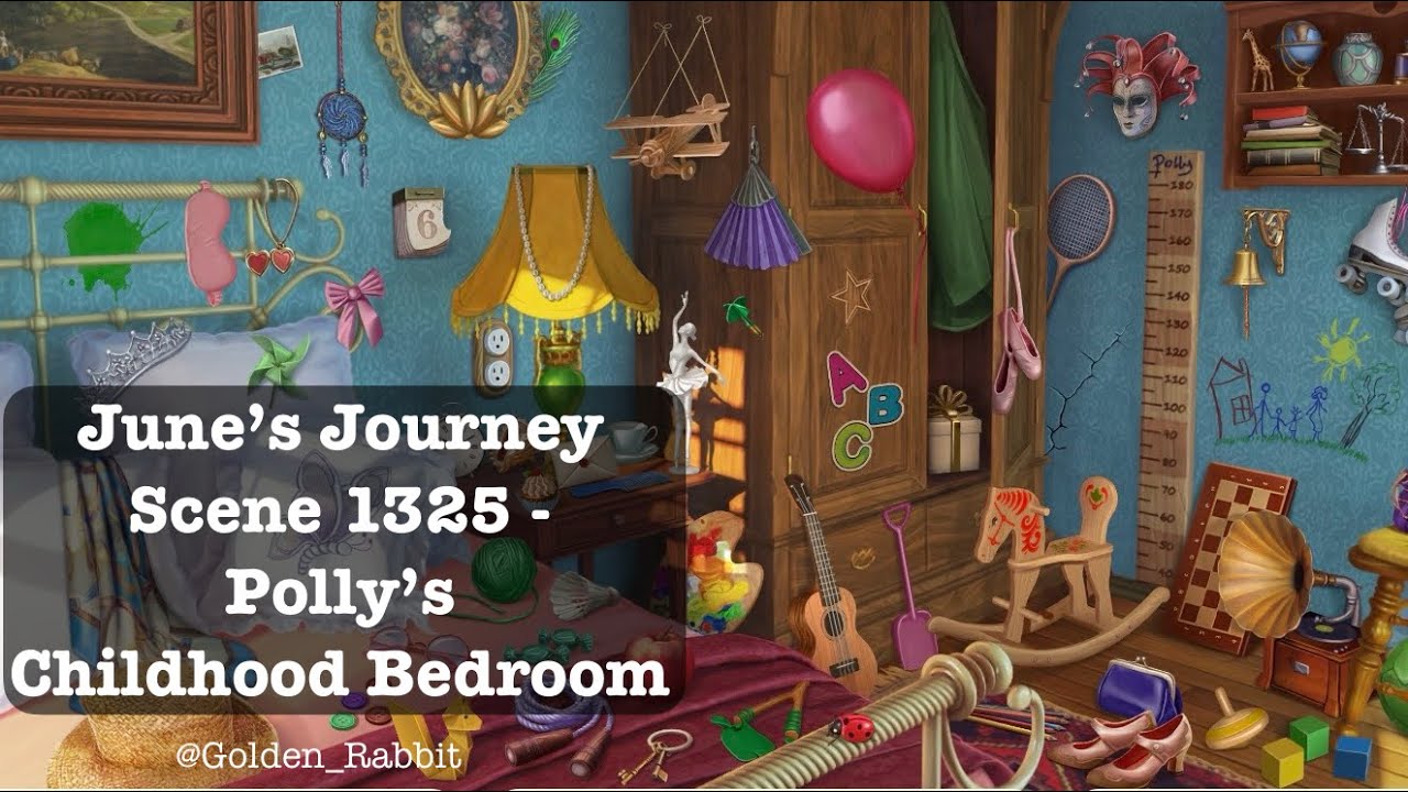 June’s Journey 1325 - Polly’s Childhood Bedroom. No Sound,No Loading Screens & No Leaderboard Screen