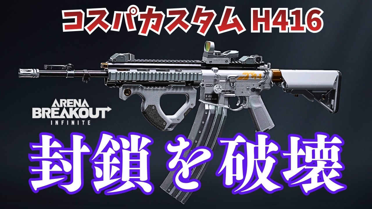 【PC版アリブレ】5キル700万レイド!! 封鎖をぶっ壊すコスパカスタムH416について解説します【Arena Breakout Infinite】