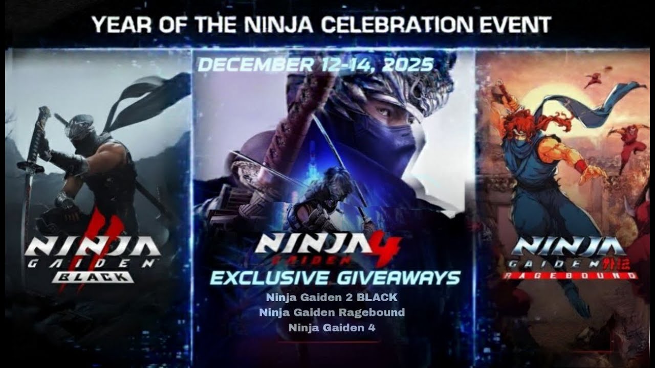 Teaser Trailer of YEAR OF THE NINJA Celebration Event - 12th-13th-14th of December!