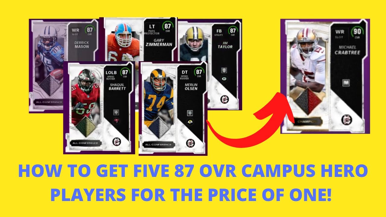 Madden 23 - HOW TO GET 5 CAMPUS HERO PLAYERS FOR THE PRICE OF 1! - Coin Saving Method