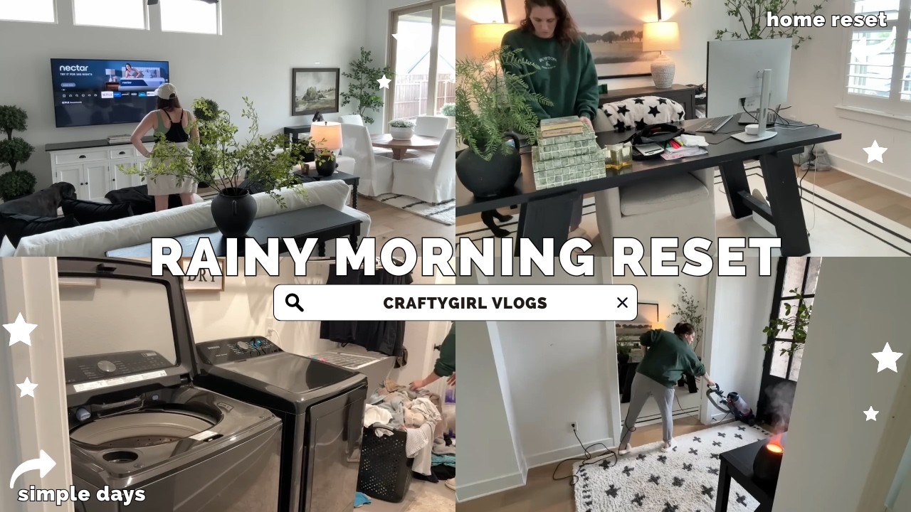 Уютный весенний дождливый день 🌧️ Перезагрузка дома и размеренная жизнь