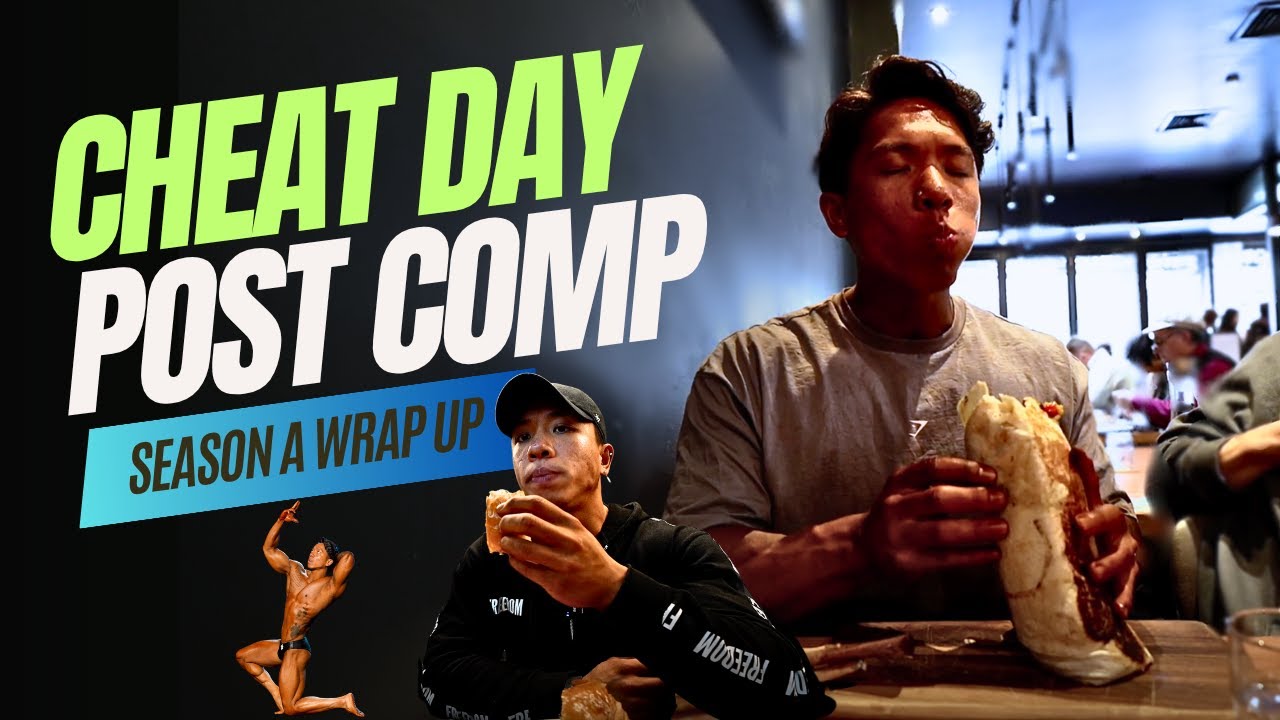 WHAT I ATE AFTER MY BODYBUILDING COMPETITION