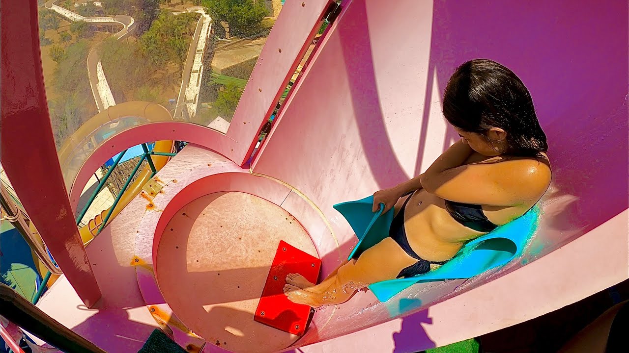 Trapdoor Water Slide at Adaland Aquapark