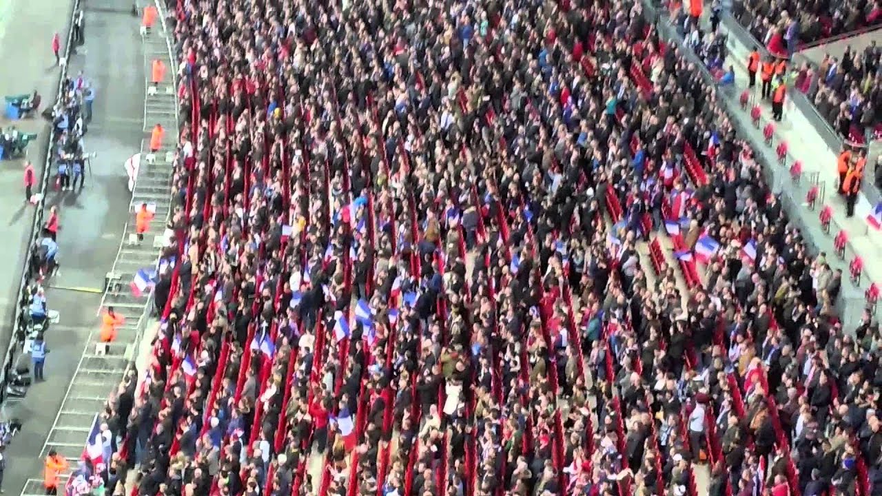 God Save the Queen & La Marseillaise. Wembley