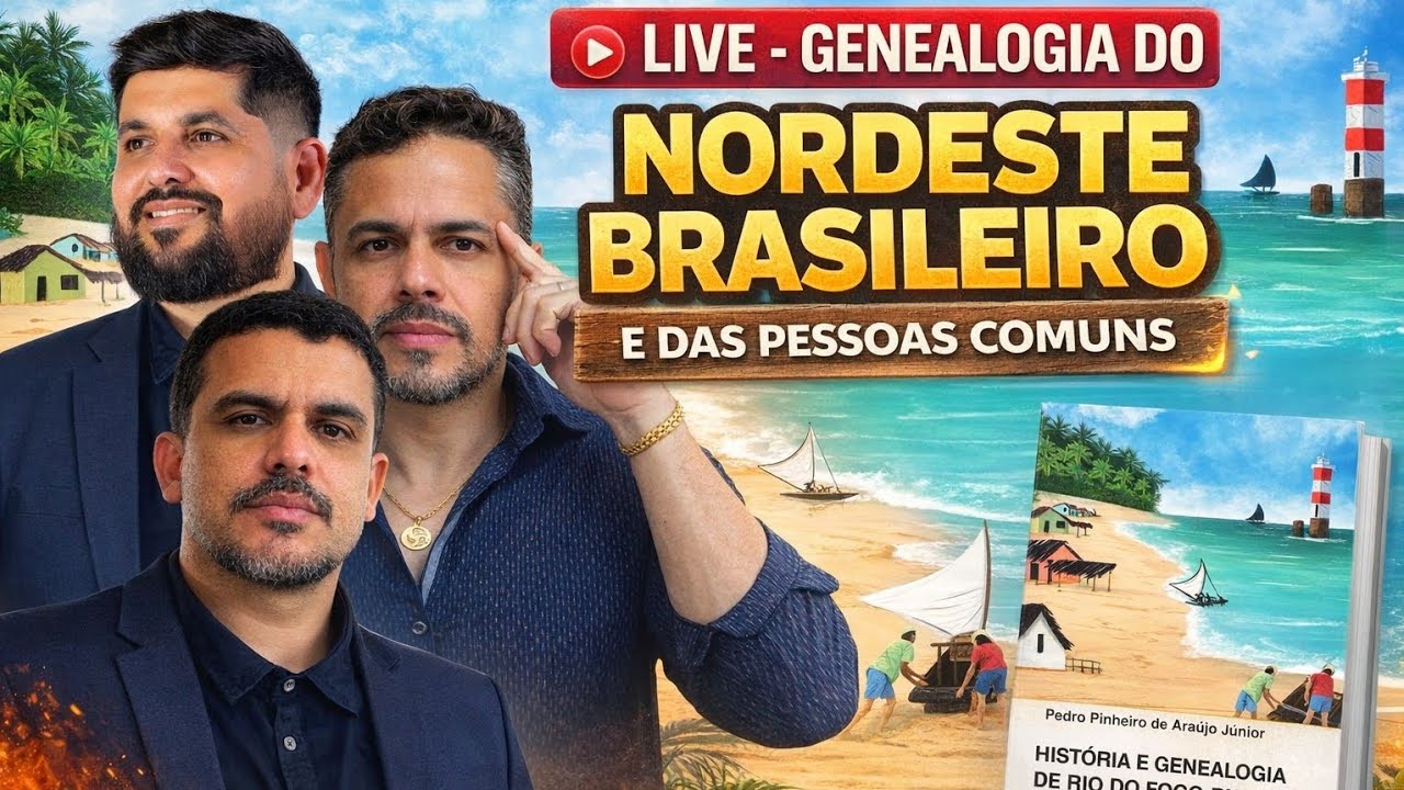 LIVE - GENEALOGIA DONORDESTE BRASILEIRO E DAS PESSOAS COMUNS