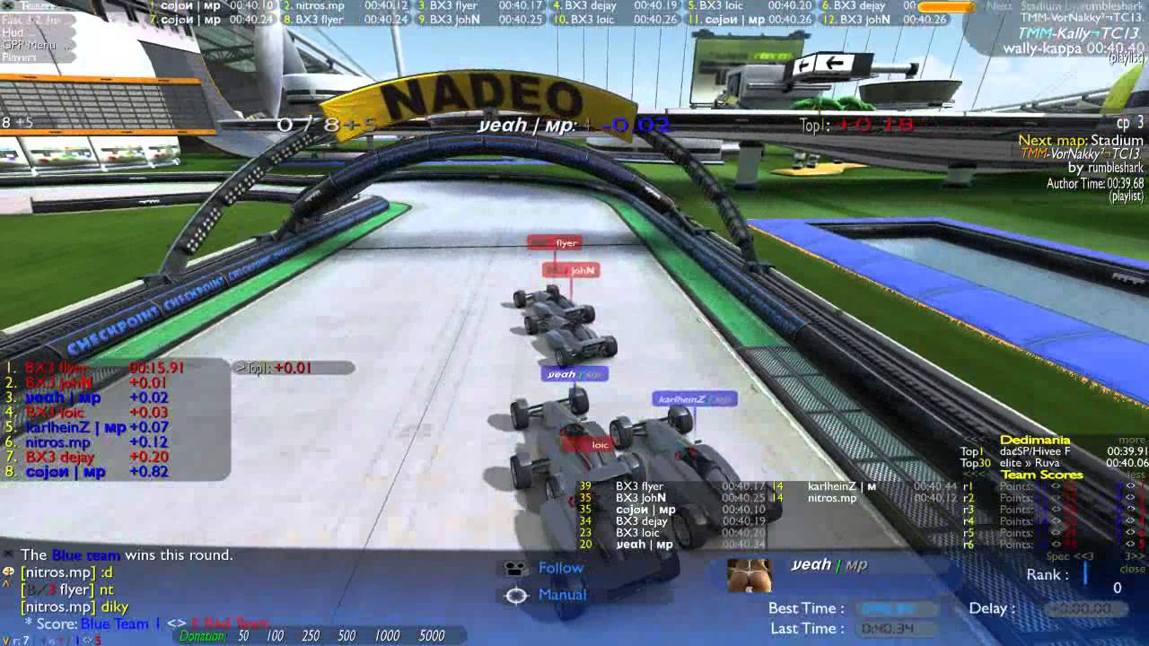TMM 2013 | BX3 vs. minipeace - group stage [Trackmania]