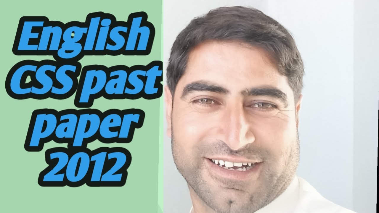 Lec No 12 English CSS past papers (2012)