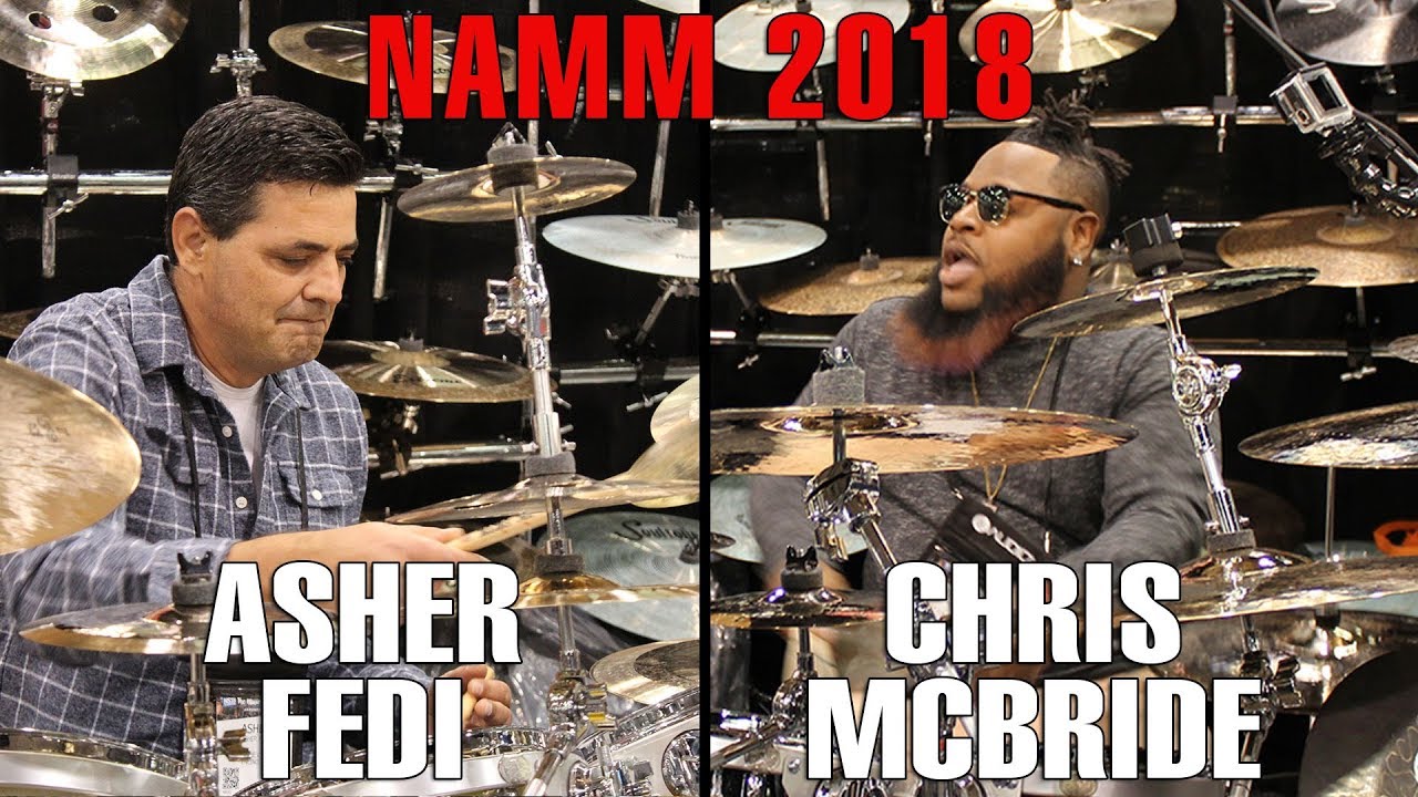 Soultone Cymbals   NAMM 2018   Asher Fedi & Chris McBride