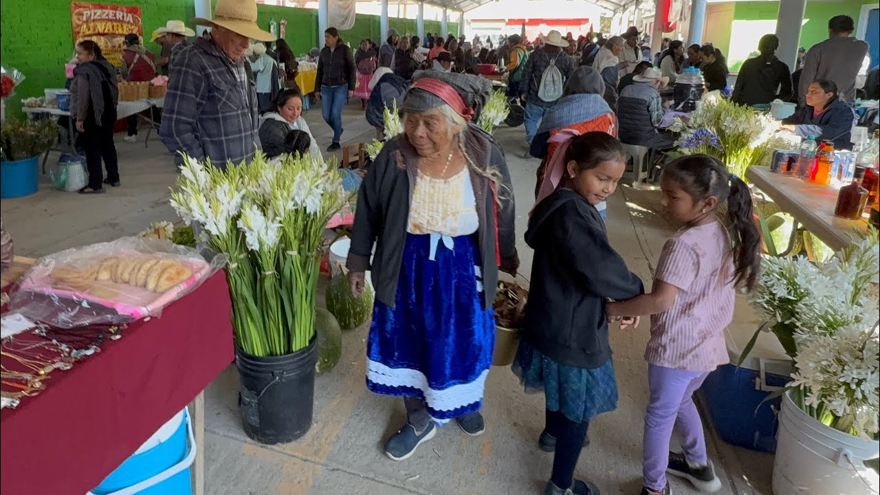 Día de plaza en San Juan Mixtepec región de la mixteca oaxaqueña 