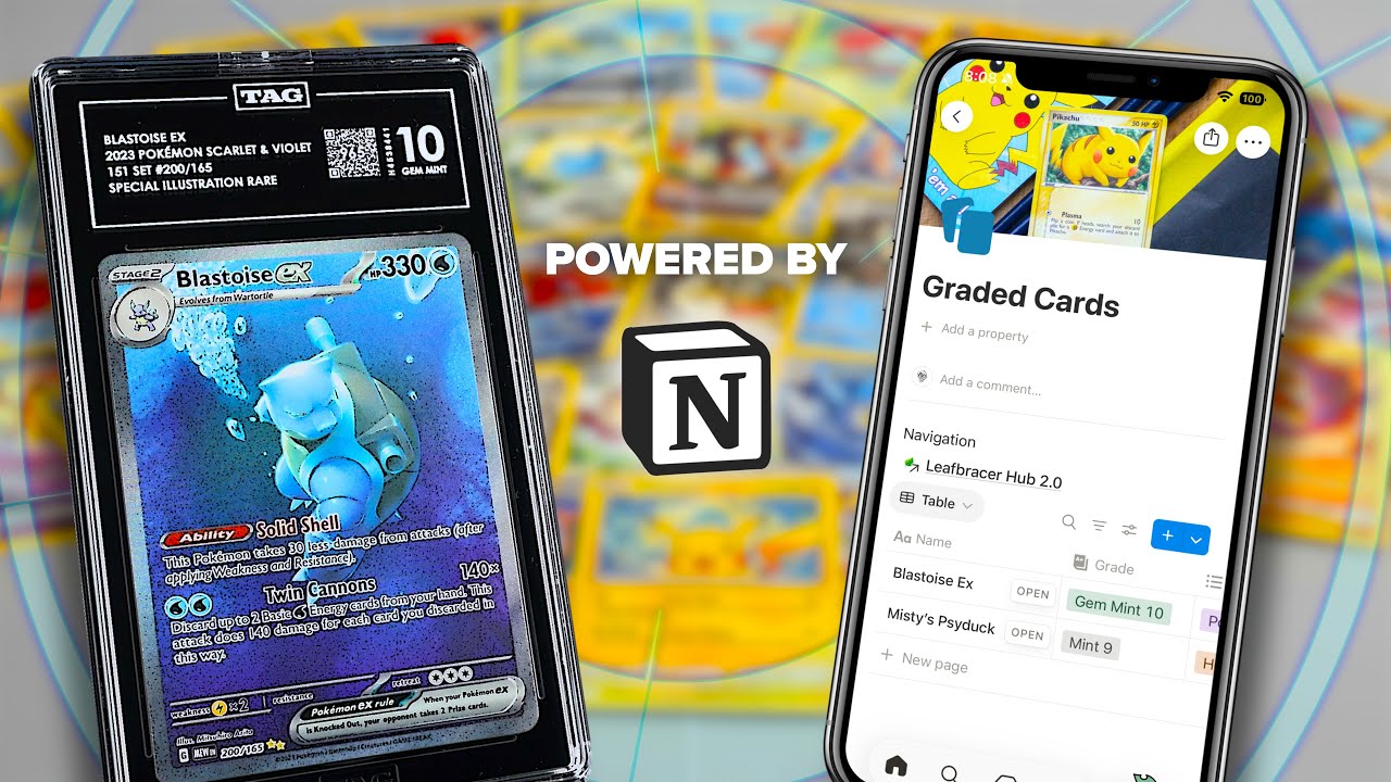 How to Organize Thousands in Graded Pokemon Cards (Free)
