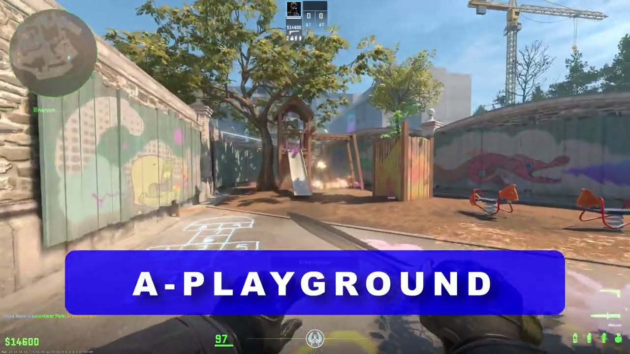 Overpass | CT-Spawn - Playground Molotov (jump)