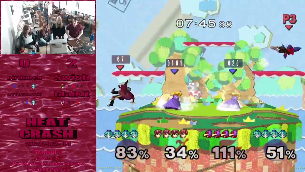 birdn3ck / WoollenWynn vs Swish / Glaikit – Doubles – Heat Crash 1 – Scottish Melee