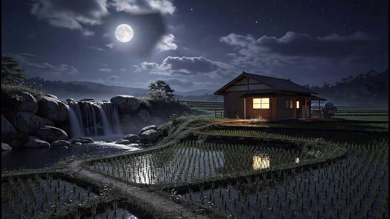 Calming Night 🌑 Healing of Stress,Anxiety and Depressive States,Relaxing ,Nighttime Sleep Time 18