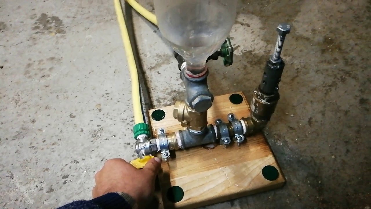Ariete idraulico bomba d'acqua.