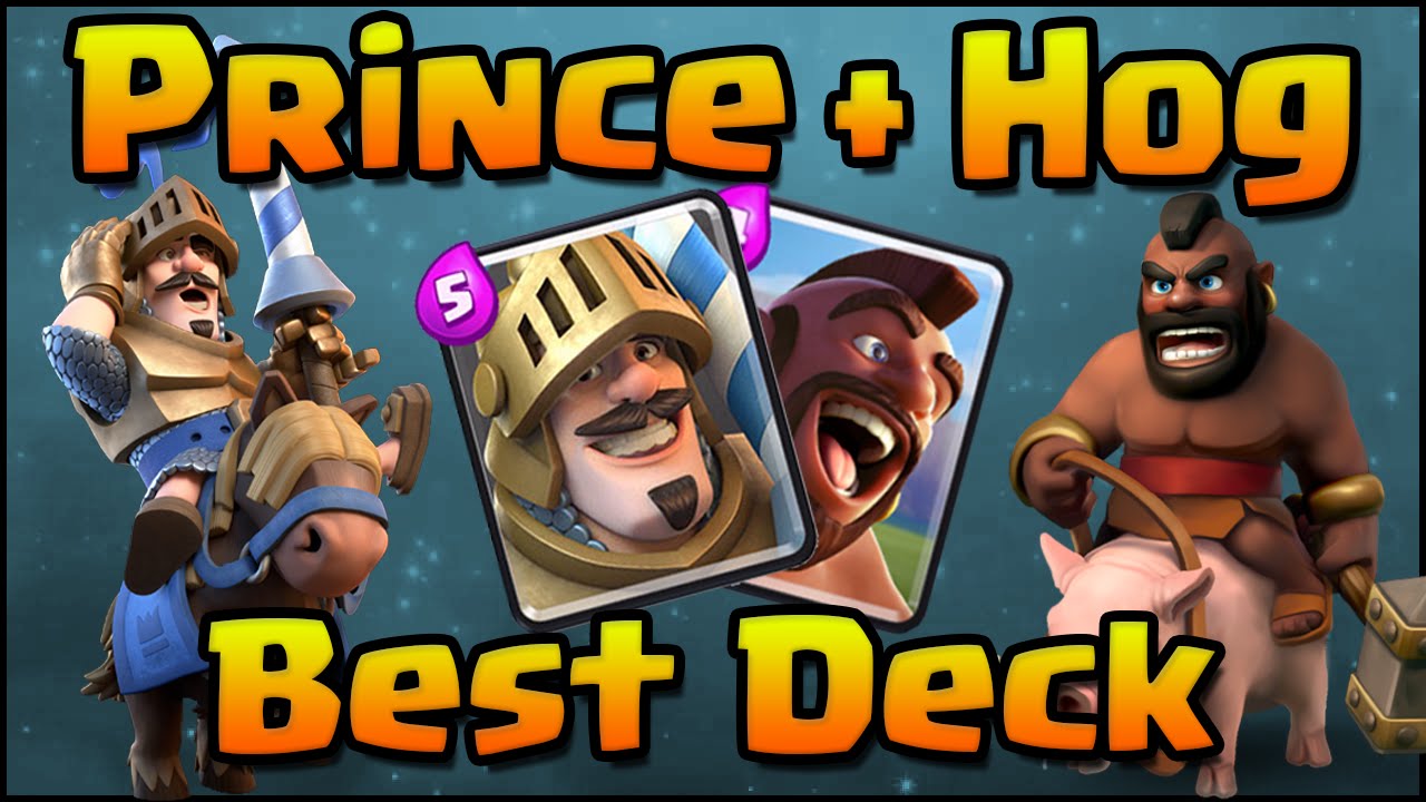Clash Royale - Best Hog Rider + Prince Combo Deck & Strategy for Arena 5, 6, 7, 8 | Hog Prince Cycle