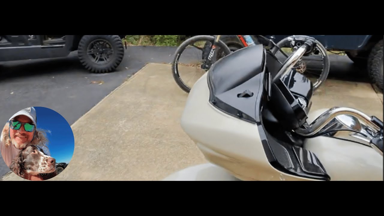 Klock Werks windshield install -  11 inch sport flare, dark smoke
