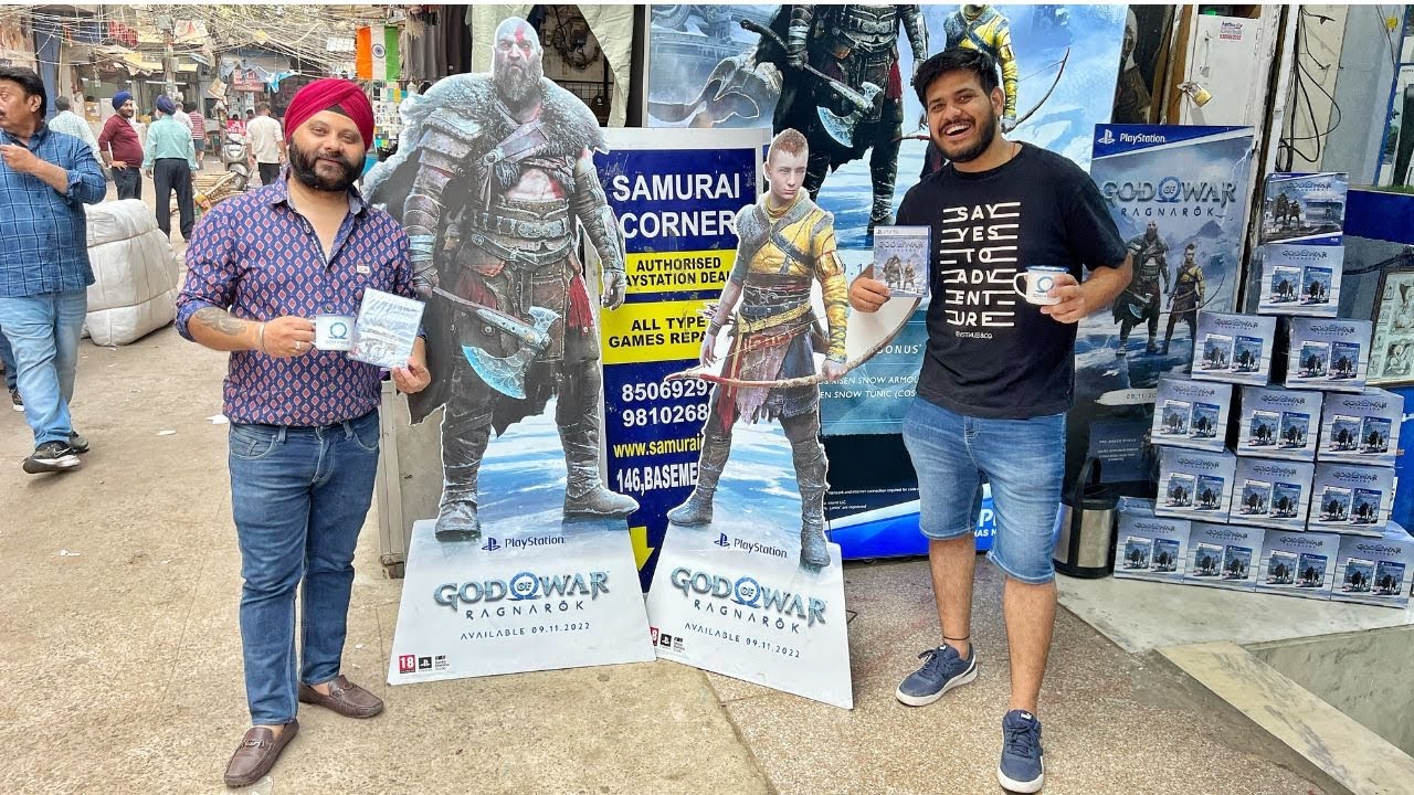 Buying God Of War Ragnarok(PS5) From Karol Bagh, Delhi 😍