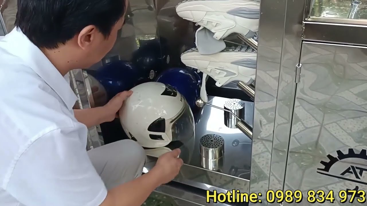 Máy Giặt Giày Và Giặt Mũ Bảo Hiểm 2 Trong 1