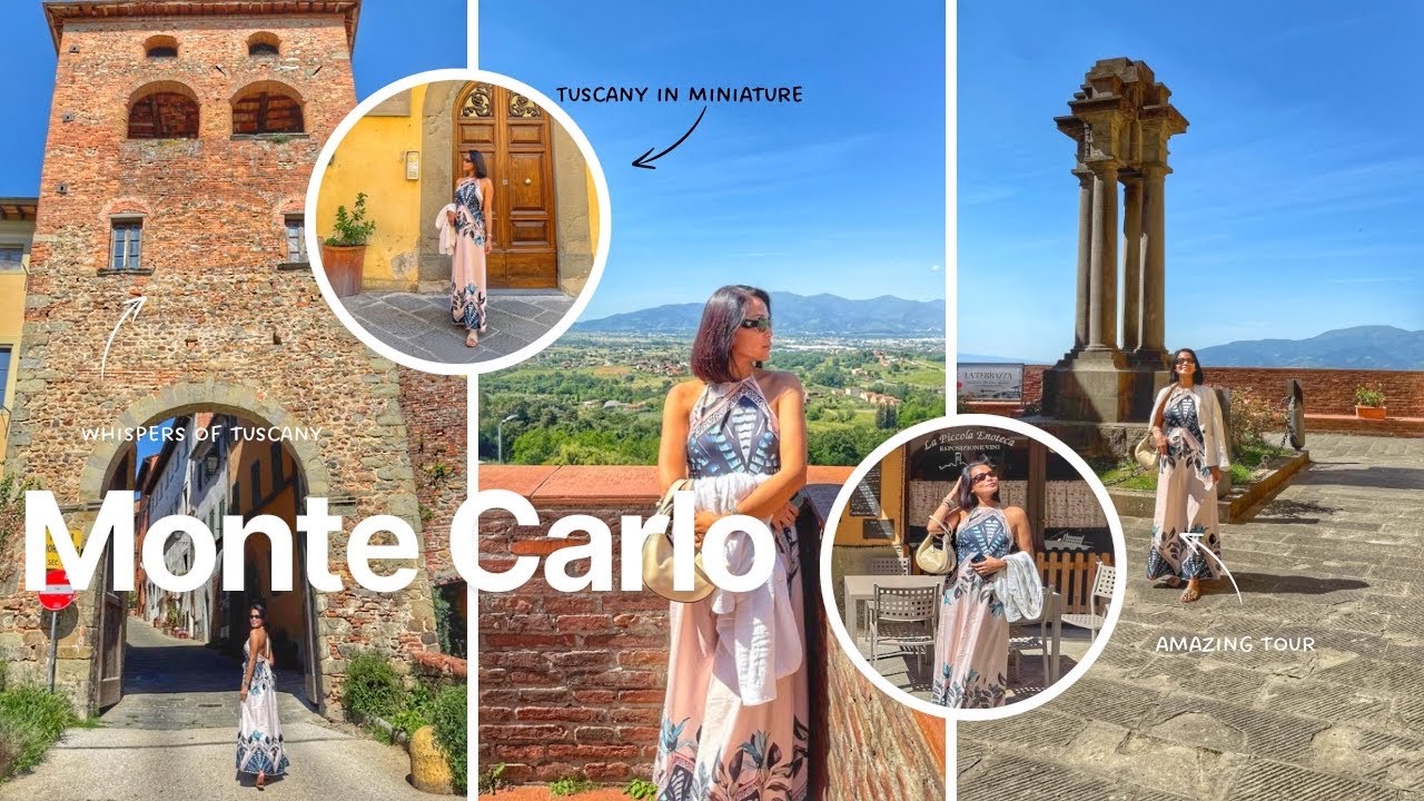 Montecarlo in Tuscany - The Hilltop Town of Light & Legends - 4K