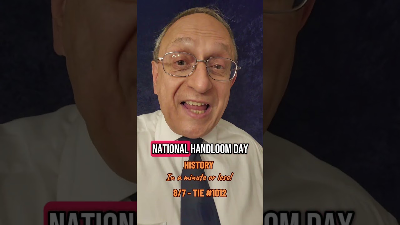 Quick history - 8/7 - Tie 1012. It's a snapshot of history in a minute or less. #august7