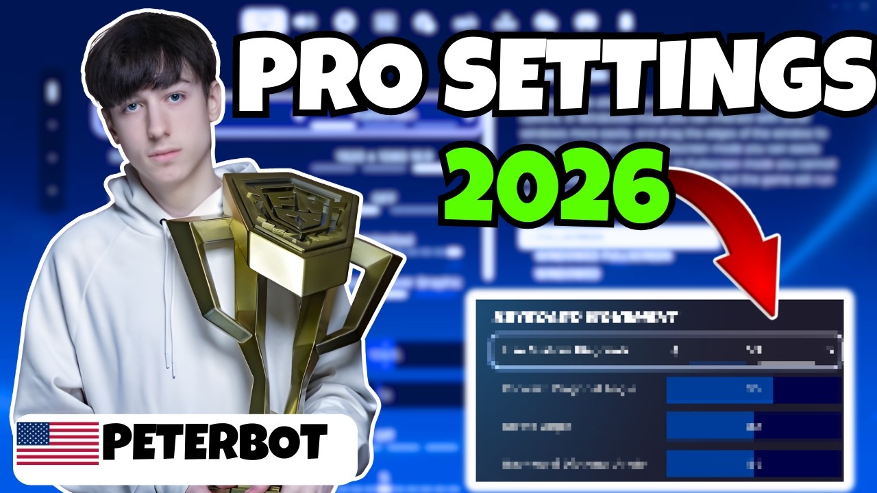 Обновленные настройки Fortnite от Peterbot (март 2026 г.) (профессиональные настройки и повышение...