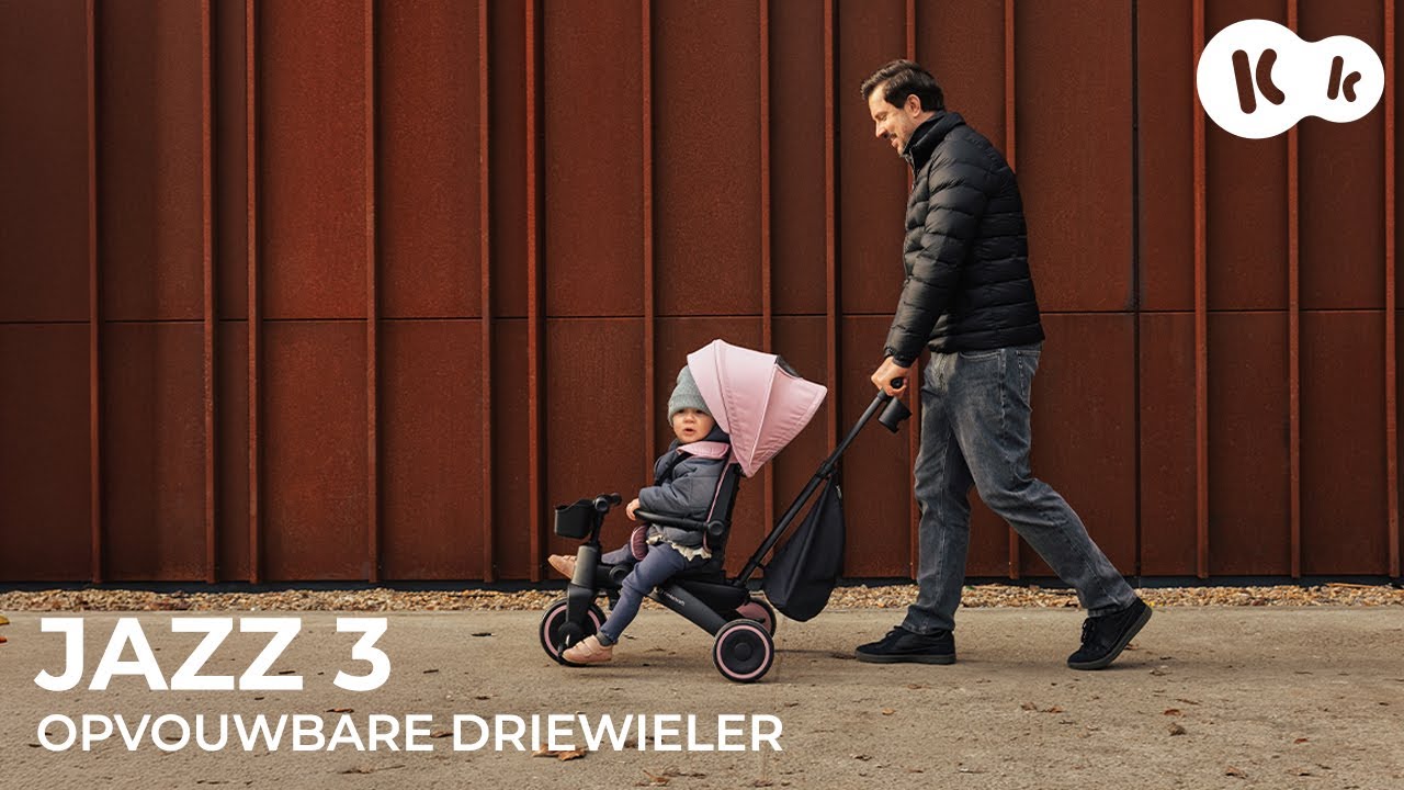 Kinderkraft JAZZ 3 – opvouwbare driewieler | 6 standen