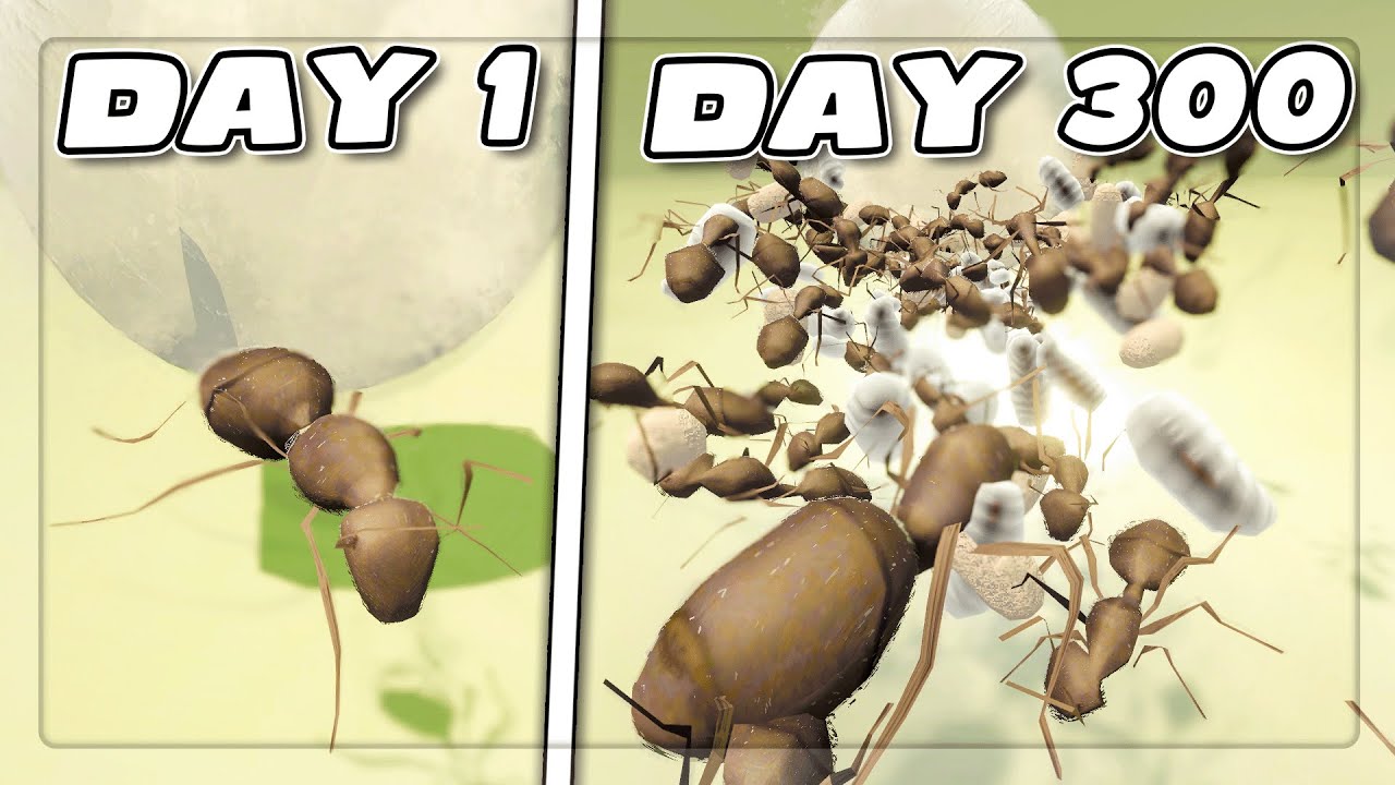 I SPENT 300 DAYS Building My Own Ant Empire in Ant Keeping Simulator