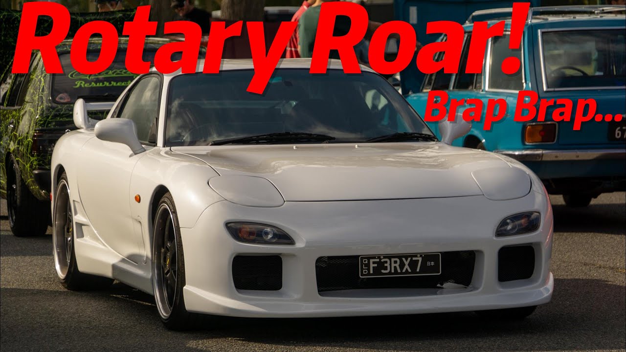 The Roar of Pure Rotary Engines! Mazda Rotary Car Meet | SEQ Rotors | RX3 RX4 RX7 RX8