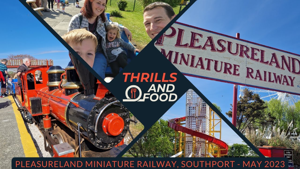 Miniature Railway at Southport Pleasureland Vlog - May 2023