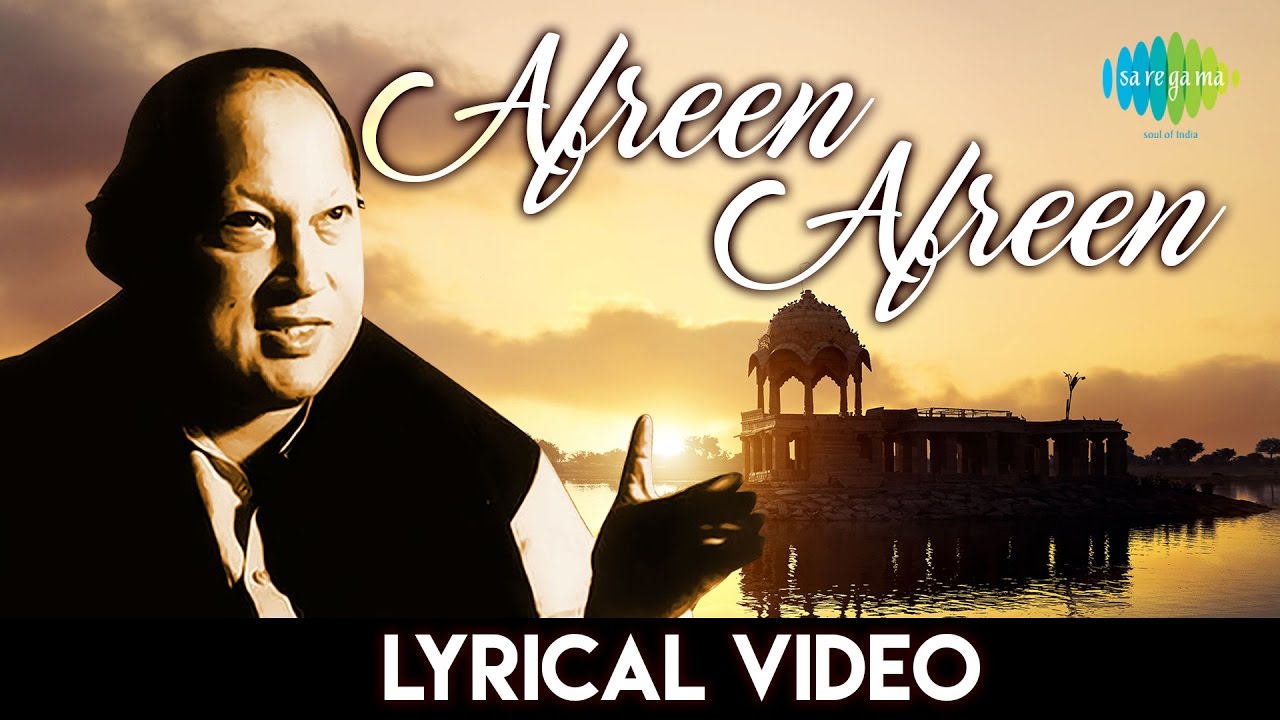 Afreen Afreen with lyrics ▶ Nusrat Fateh Ali Khan |आफरीन आफरीन