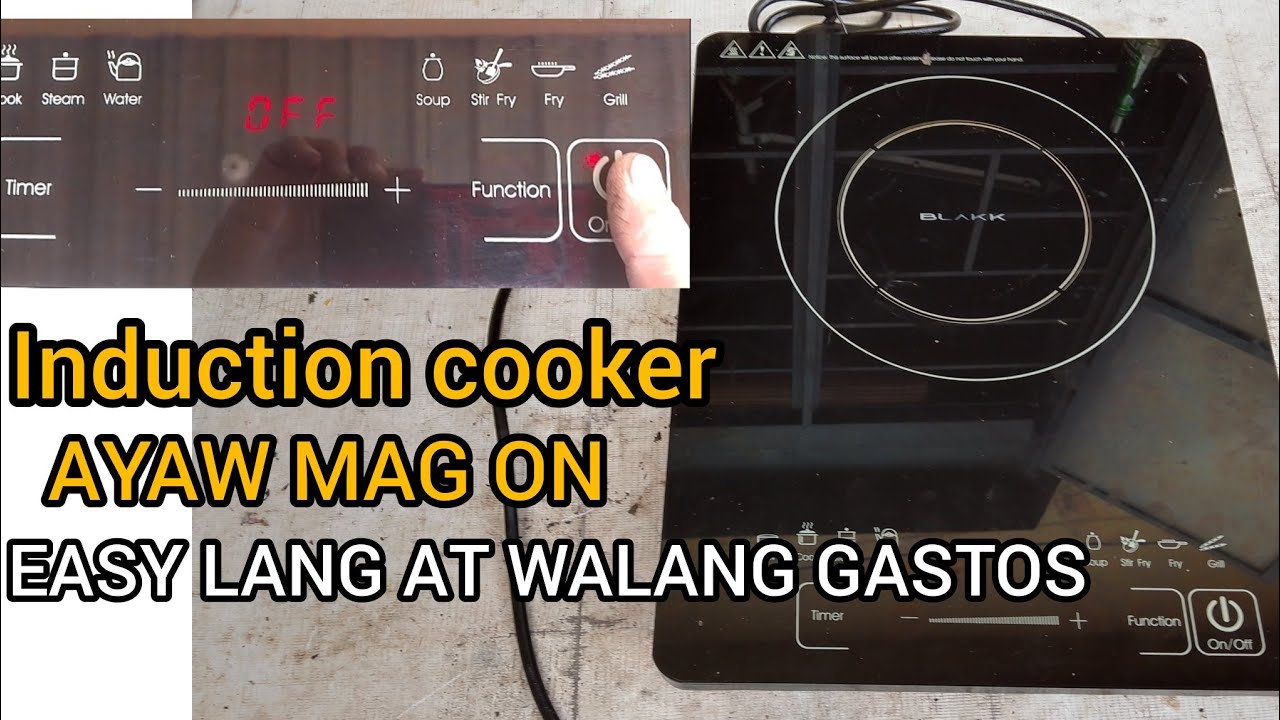 Induction cooker Ayaw mag On EASY lang Gawin