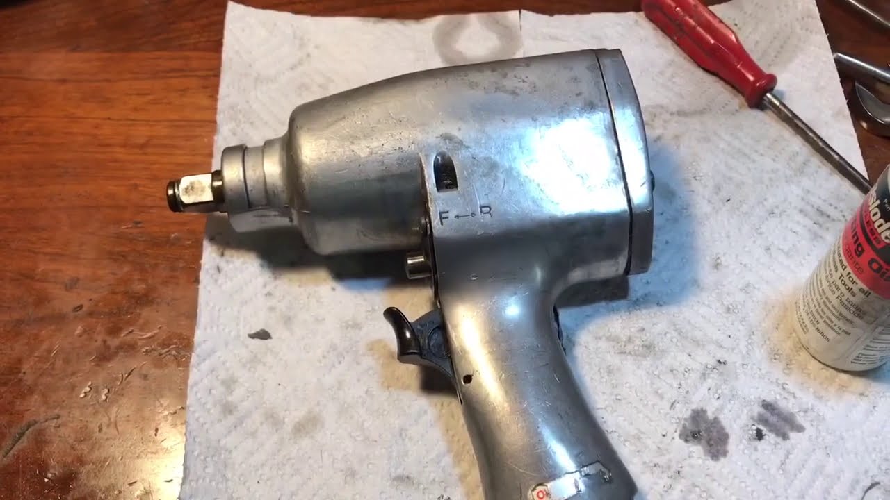 Desguesando una pistola mecánica de aire mantenimiento de herramientas como funciona una pistola