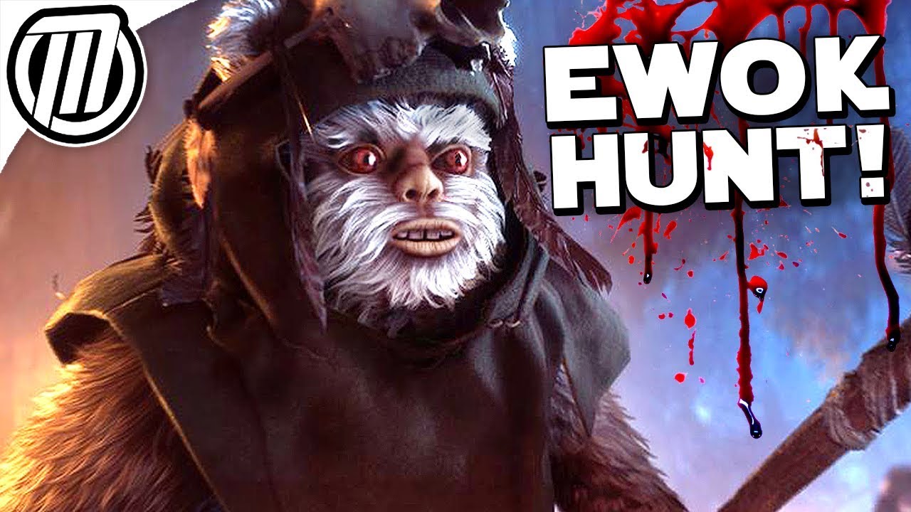 Star Wars Battlefront 2: EWOK HUNT Gameplay - Surviving a Night on Endor