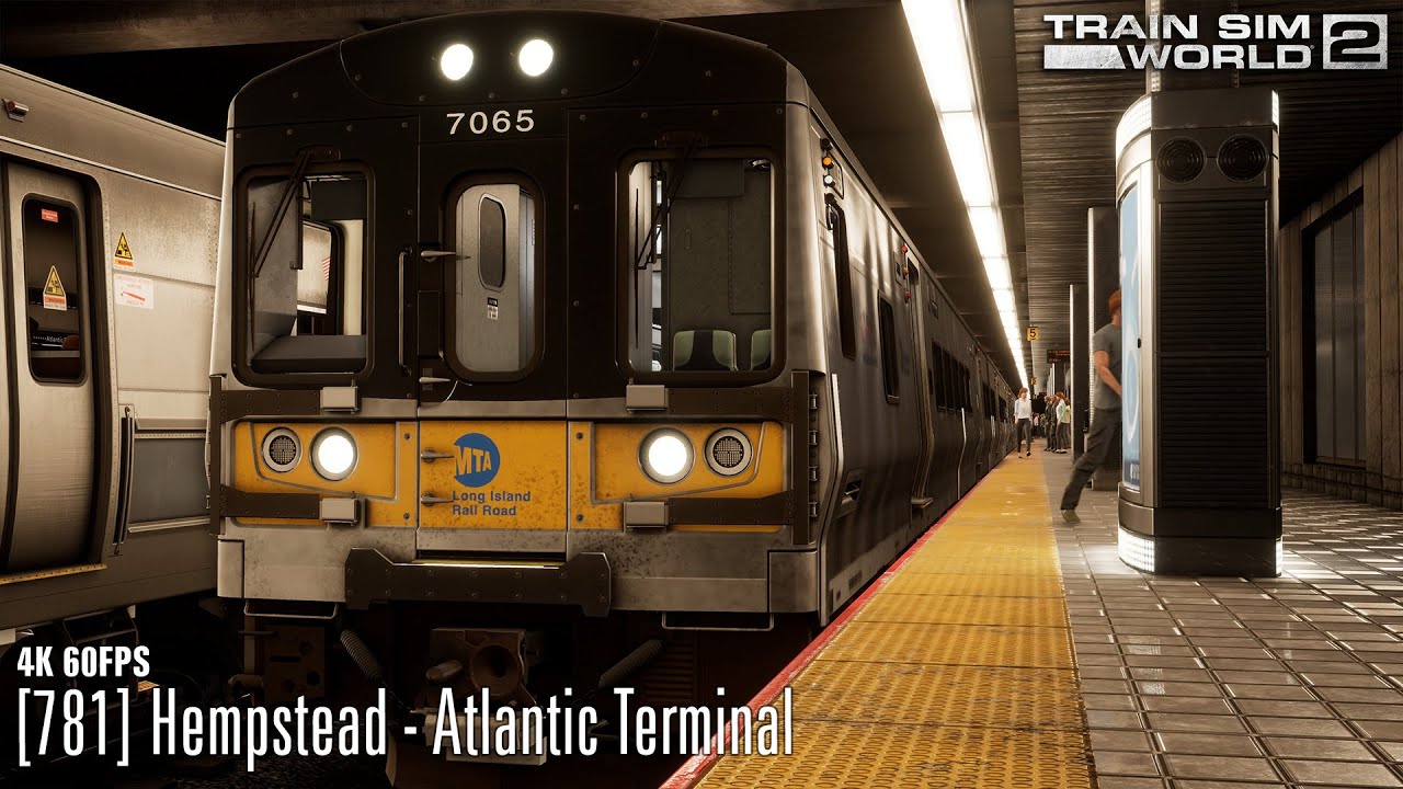 [781] Hempstead - Atlantic Terminal - Long Island Rail Road - M7 - Train Sim World 2