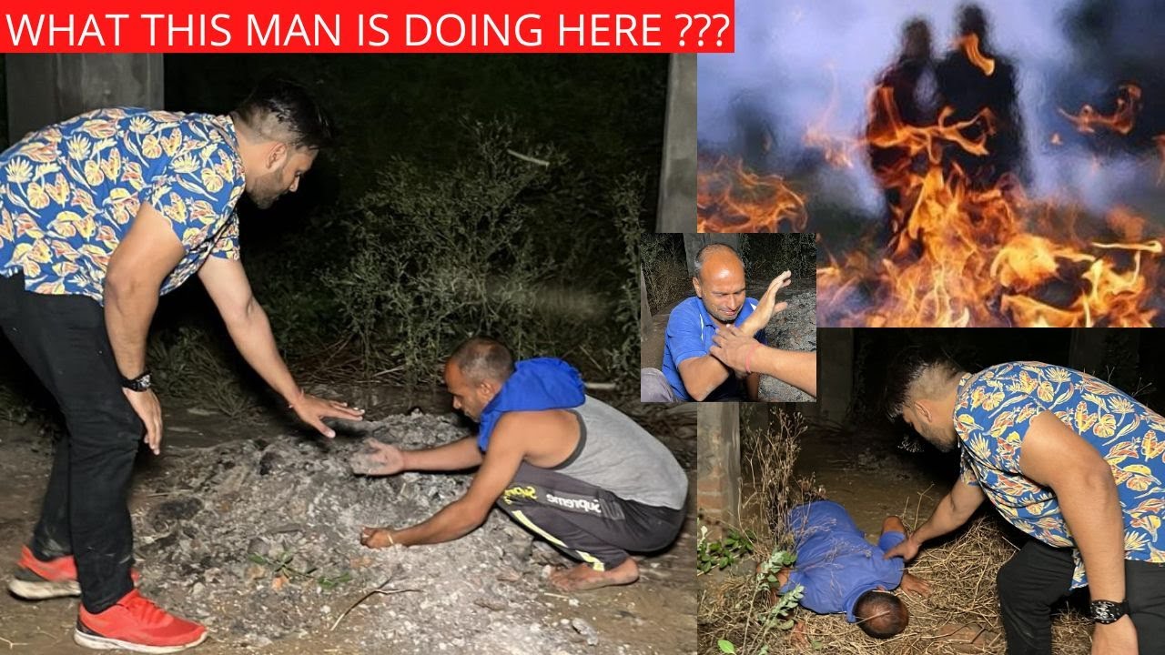 HE ALMOST ATTACKED ME | में इस चिता के साथ हमेशा रहना चाहता हूँ  ? #shamshaan ghat
