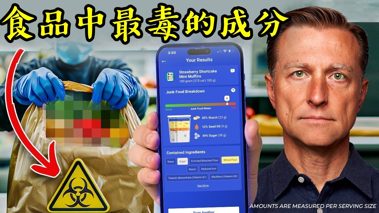 食品中三種最毒成分, 千萬不要吃！柏格醫生 Dr Berg