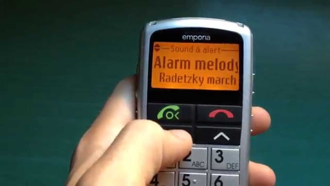 Emporia Talk Premium review (ringtones & specs) Elderly phone, big keyboard