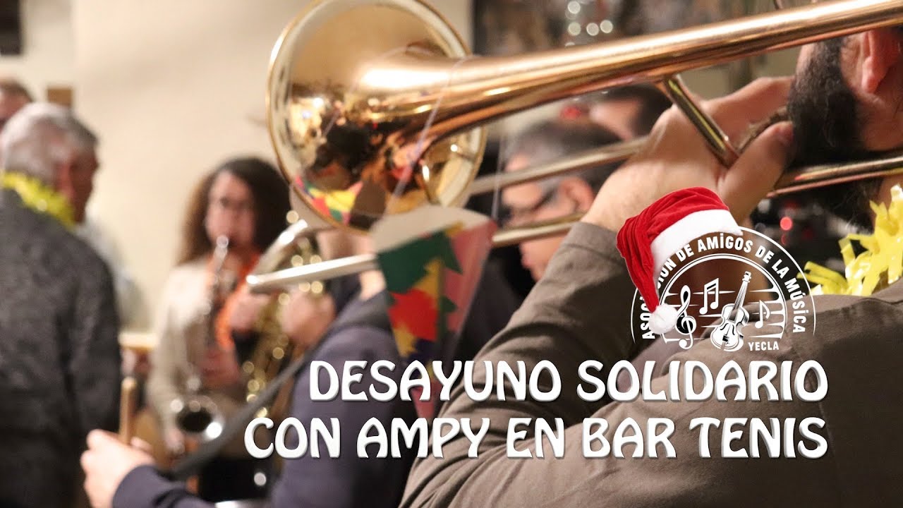 BAR TENIS.  DESAYUNO SOLIDARIO CON LOS MIEMBROS DE AMPY
