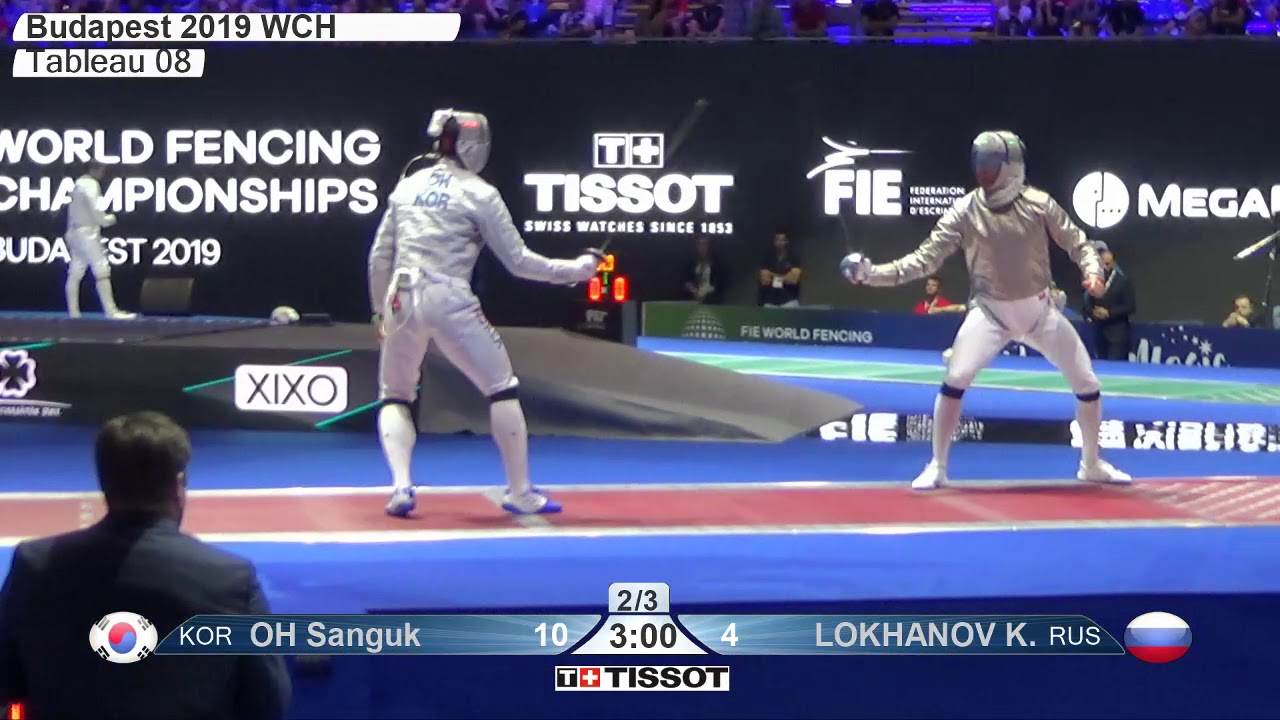 2019 246 T08 04 M S Individual Budapest HUN WCH RED LOKHANOV RUS vs OH KOR