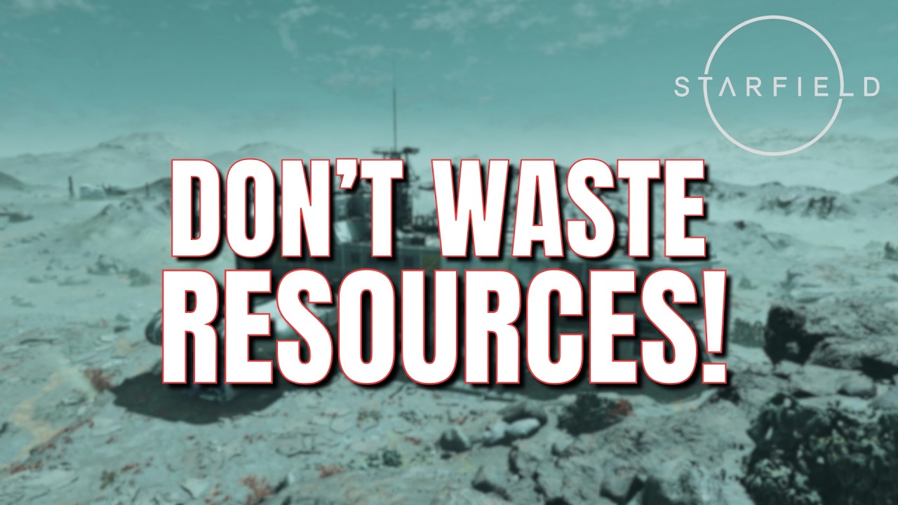 Don't Waste Resources! - Starfield Crafting and Resource Guide (Resource Farming and more)